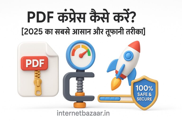 PDF कंप्रेस कैसे करें? [2025 का सबसे आसान और तूफानी तरीका]